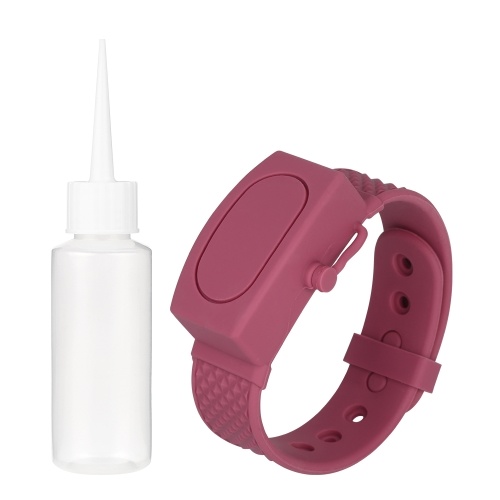 

Wristband Hand Dispenser Refillable Silicone Bracelet for Hand Washing