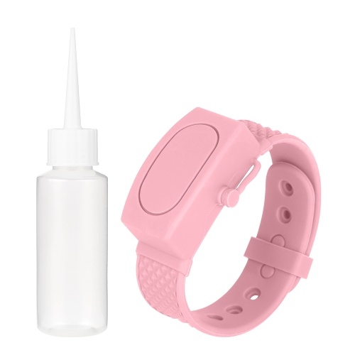 

Wristband Hand Dispenser Refillable Silicone Bracelet for Hand Washing