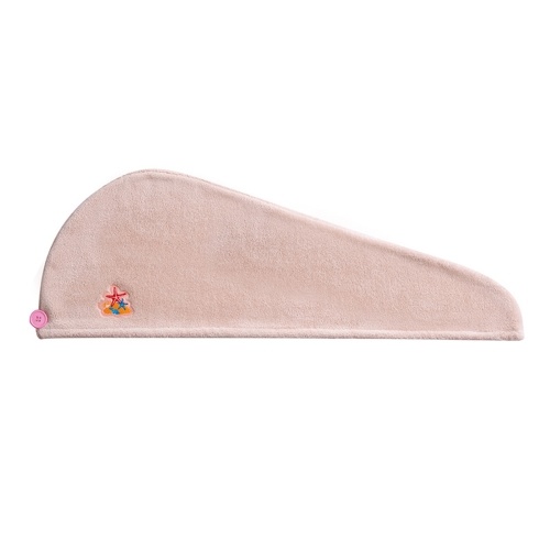 

Microfiber Hair Drying Towels Thicken Cap with Button