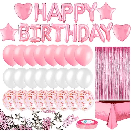 

44PCS B-alloon Decoration Colorful B-alloon Set Kit for Wedding Birthday Party Home DIY Projects Decoration