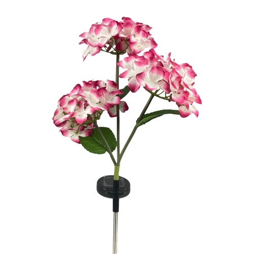 

Solar Flowers Lights Decorative Realistic Hydrangea Flower Stakes Lights