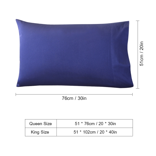 

Htovila 2pcs/set 300 Thread Count 100% Cotton Pillow Cases Soft Breathable Envelope Closure End Pillow Covers Pillowcases--Grey, Queen Size
