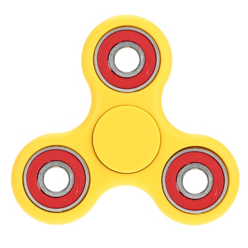 Anself Tri Fidget main Finger Spinner Spin Widget Mise au point Toy EDC Pocket Desktoy Triangle ABS cadeau pour les adultes TDAH enfants soulager l'anxiété Stress Ennui Killing Time mignon