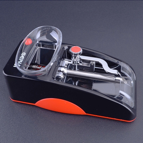 

Red EU Plug Portable Electric Easy Automatic Cigar Cigarette Injector Rolling Machine Mini Tobacco Maker Roller