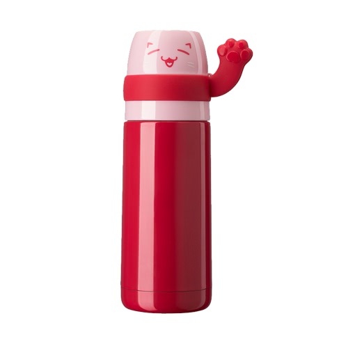 300ml Cute Lucky Cat Vacuum Water Cup Garrafa de água isolada a vácuo de aço inoxidável Alta qualidade Warm Keeping Garrafa de água Heat & Cold Preservation Garrafa Travel & To-Go Water Garrafa