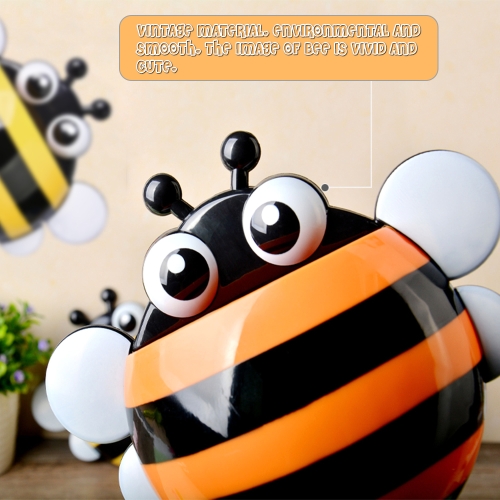 

Powerful Suction Cartoon Cute Honeybee Toothbrush Storage Rack Toothbrush Toothpaste Plastic Holder