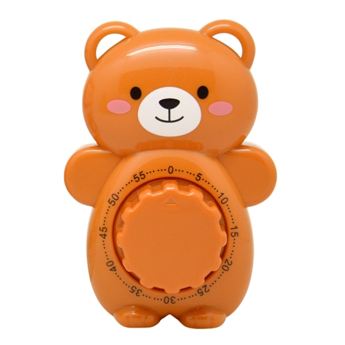 Timer di plastica del temporizzatore dell'orso dell'orsacchiotto del fumetto Timer di plastica di cuoio domestico di cucina creativa della vita creativa