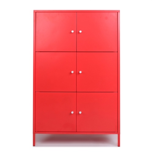 Tomtop Ikayaa Modern 6 Door Floor Cabinet Metal Storage Cabinets Tomtop Ikayaa Modern 6 Door Floor Cabinet Metal Storage Cabinets Locker Bedroom Bathroom Furniture