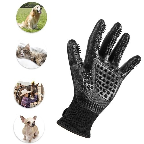 

2шт Силиконовые перчатки Массаж Расческа для чистки волос Инструменты для высыпания Купание щетки для домашних животных Кошки Соба