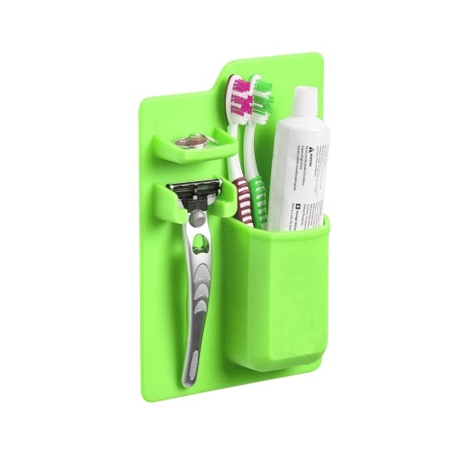 

Крем-гель для зубных щеток и зубной пасты Полка для хранения ящика для бритвы Организатор Держатель вешалки для ванной комнаты