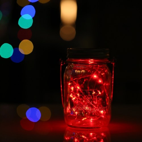 LED Mason Jar Fairy Light Insert Garden Decor Lamps