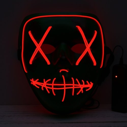

Adults Halloween LED Light Up Mask Halloween Costume Supplies