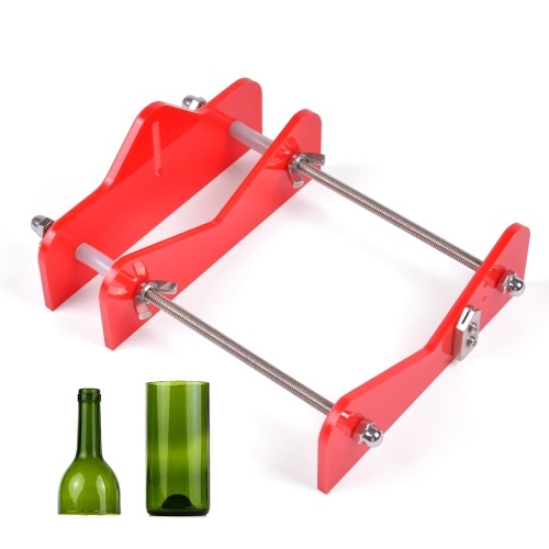 

DIY Glass Bottle Cutter Acrylic Bottle Cutting Tool with Sandpaper for Wine Beer Bottles Mason Jars