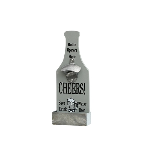 

Vintage Wall Mounted Wooden Beer Cola Water Bottle Opener