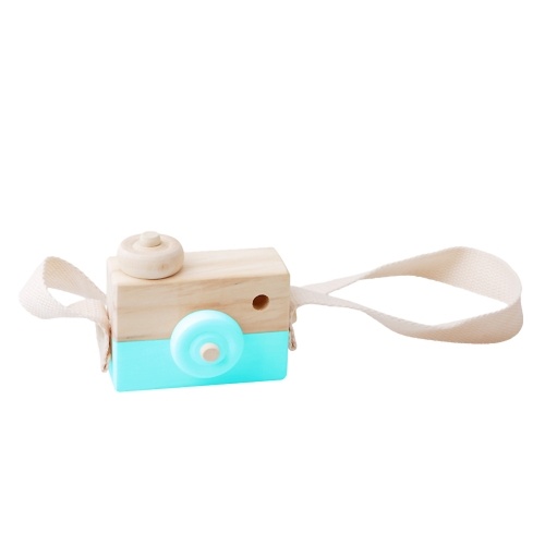 

Super Cute Wooden Camera Toy Hanging Kids Toys