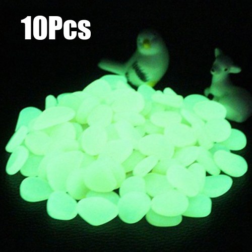 

10pcs Glow in the Dark Garden Pebbles