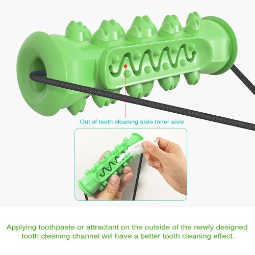 

Pet Dog Molar Bite Chew Toy Dog Rope Pull Interactive Toy with Suction Cup for Pulling Chewing Teeth Cleaning