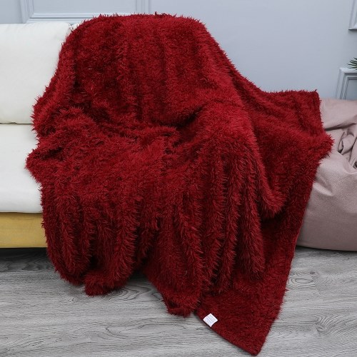 

Long Fur Throw Blanket Faux Fluffy Blanket(51 inch * 63 inch)