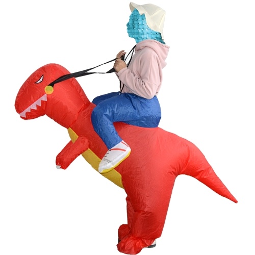 

Decdeal Cute Adult Inflatable Dinosaur Costume Suit T-Rex Inflatable Animal Costume