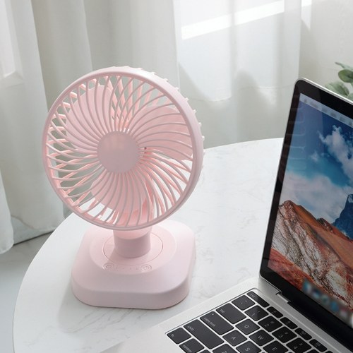 

Table Fan 120° Adjustment Portable Mini Fan 3 Speeds Low Noise Personal Desk Fan for Travel Camping Office Home USB Powered Desk Fan