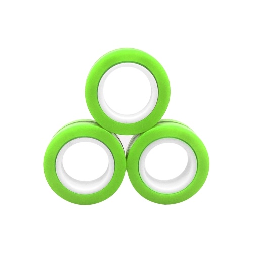 

Magnetic Toys Magnetic Ring Toys Children Fingertip Toys Magic Rings Magnetic Bracelets Props Decompression Toys Anxiety Adult Rotating Toys