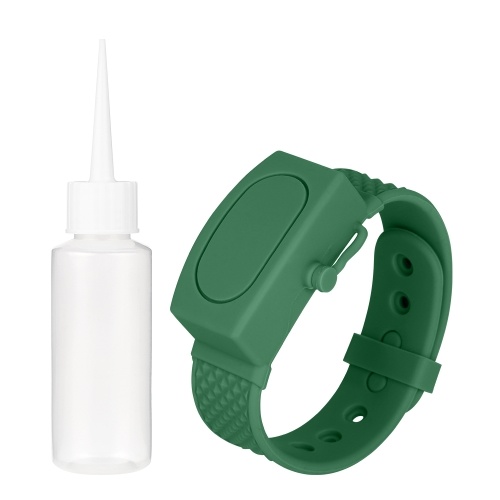 

Wristband Hand Dispenser Refillable Silicone Bracelet for Hand Washing