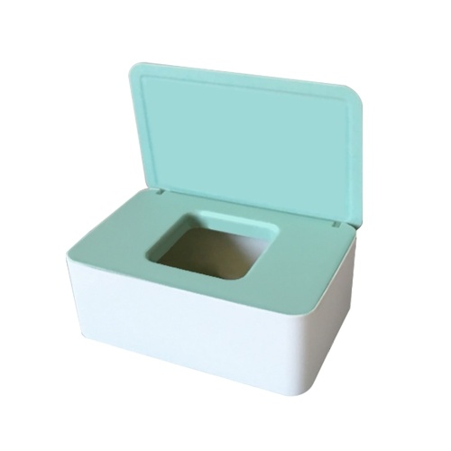 

Disposable Mask Storage Box Dust-proof Flip Cover Mask Box Wet Tissue Case with Lid Portable for Home Work Outdoor
