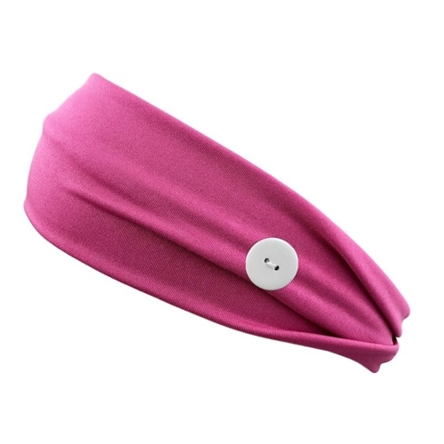 

Colorful Headband with Buttons for Face Mask