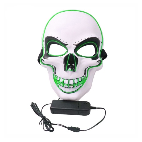 

Halloween Mask EL Wired Light Up Mask Cosplay Scary Mask for Halloween Festival Party