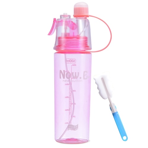 

Insulated Mist 'N Sip Water Bottle | BPA Free 2-in-1 Mist and Sip Function w/No Leak Pull Top Spout : 20 oz