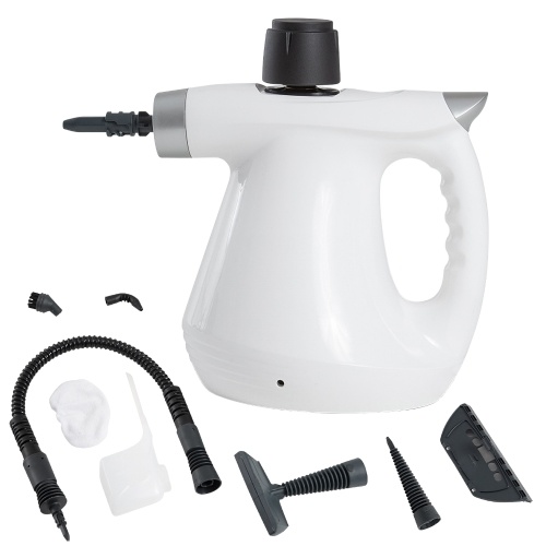 

Portable 3.0 Bar Hand Held Steamer High Pressurized Steam Cleaner Automatic Cut Off Water Steam Cleaning with 8-Piece Accessory Set