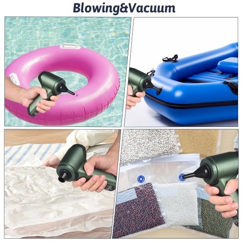 Handheld Vacuum Cordless 19000Pa Powerful Suction and Blowing 3 in 1 Dust Buster Air Blower and Hand Pump Vacuum Cleaner 120W High Power Wet and Dry Brushless Portable Cleaner Rechargeable Hand Held Vacuum Cleaner for Home Office Car 