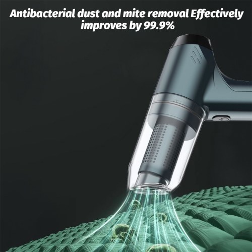 Handheld Vacuum Cordless 19000Pa Powerful Suction and Blowing 3 in 1 Dust Buster Air Blower and Hand Pump Vacuum Cleaner 120W High Power Wet and Dry Brushless Portable Cleaner Rechargeable Hand Held Vacuum Cleaner for Home Office Car 