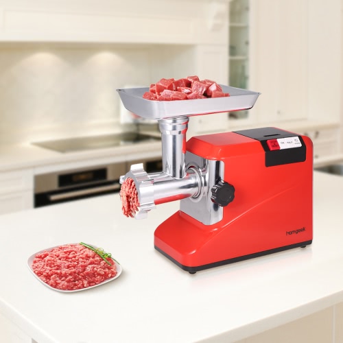 Homgeek Stainless Steel Electric Meat Grinder Sausage Stuffer