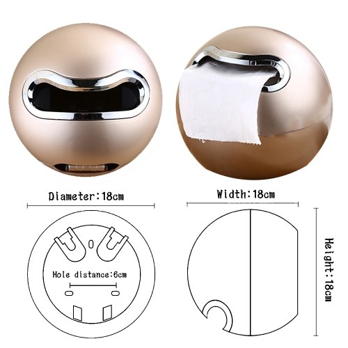 

Lovely Cartoon Dual Purpose Bathroom Kitchen Tissue Container