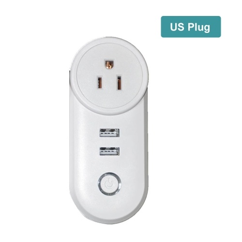 

ZigBee Smart Power Strip 2 USB-порт APP Пульт дистанционного управления Голосовое управление Домашний таймер для Android iOS