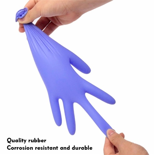 

100pcs/Box Industrial Nitrile Gloves Latex Free Powder FreeTextured