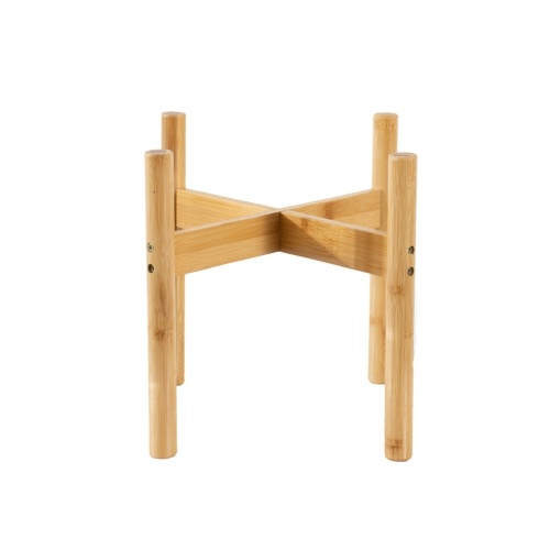 Plant Stand Flower Garden Potted Plant Bamboo Wooden Shelf Indoor Outdoor Planting Rack Home Office Deco Simple Flower Holder Small