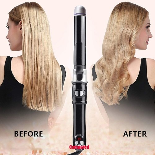 

Hair Curler Curling Iron with LCD Thermoregulation Scald-proof Twisted Hair Curler Ceramic Hair Rollers Curling Styling Tool, 360°Rotation, 28MM Ceramic Barrel, US Plug