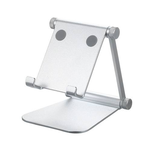 

Angle Adjustable Phone Tablet Stand Holder Double Folding Aluminium Alloy Foldable Desk Holder Cell Phone Stand