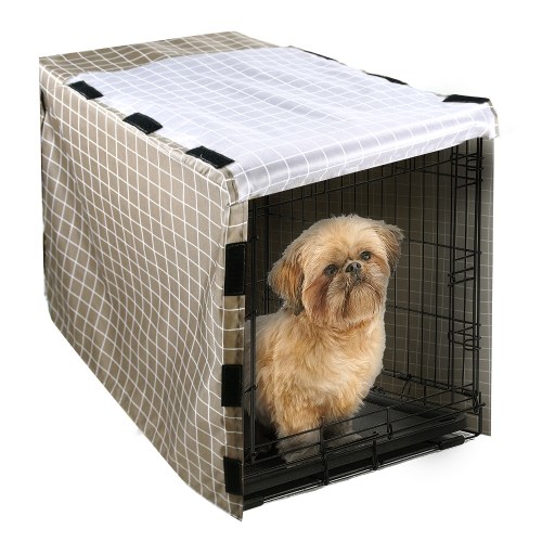 Privacy Dog Crate Cover Waterproof Night Cover Sleep Helper