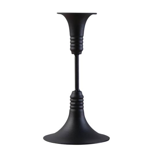 Black Candlesticks Retro Iron Candleholder DIY Candlestick Holder Ornament