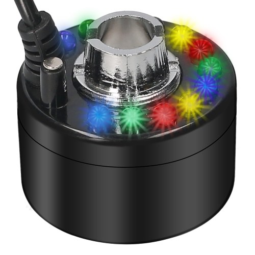 

Mini Mist Maker Coloful 12 LED Indoor Tabletop Fountain Mister