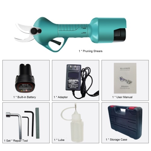 

Cordless Electric Pruning Shears Cutter Rechargeable Lithium-Batterys Powered