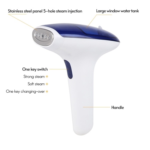 

Steamer for Clothes Portable for Travel Home Curtains Remove Wrinkles Fast Heating 2 Adjustable Steam Cleaner Handheld Ironing Machine US Plug