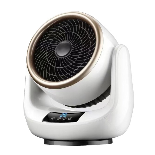 Electric Space Heater Fan Cooler With Remote Control Safe Overheat & Tip-over Protection with 3 Heat Settings