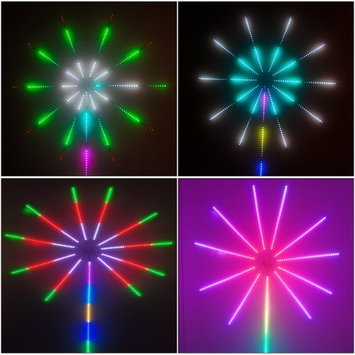 

Outdoor Indoor LED Fireworks Lamp,Multiple Modes Decorative Starry Starburst Lights with Remote for Festival, celebration decoration