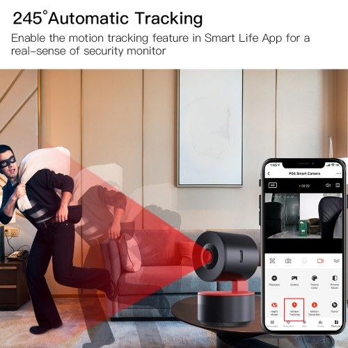 

1080P Smart WiFi Camera Indoor Wireless Monitor Camera Night Vision Motion Detection Mobile APP Remote Monitoring
