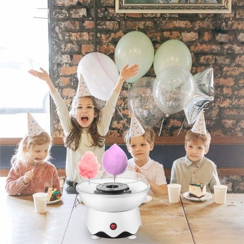 

Household Marshmallow Machine Homemade Kid's Marshmallow Machine 400W High Power Pure Copper Motor with Splash Plate Pink US Plug