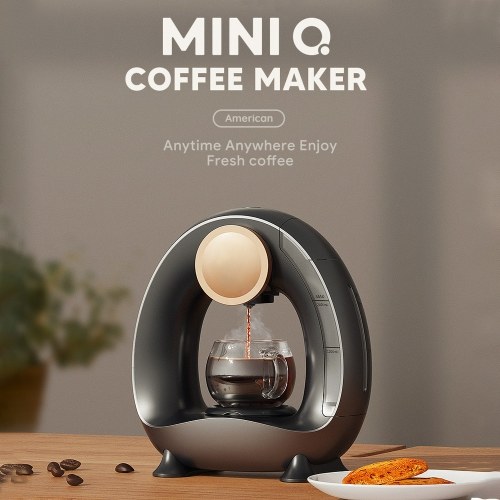 Semi-automatic Coffee Maker for Home 240ml 85 Degrees Constant Temperature 1400W Silent Portable Americano Coffee Maker Machine Brew for Coffee Powder Tea-leaf 